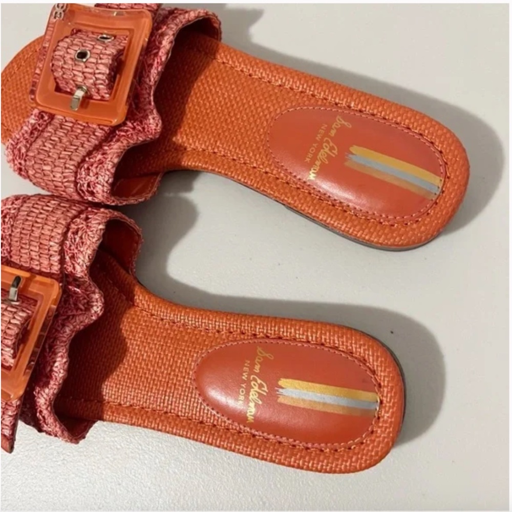 Brand New Sam Edelman Bambi Slides in Orange